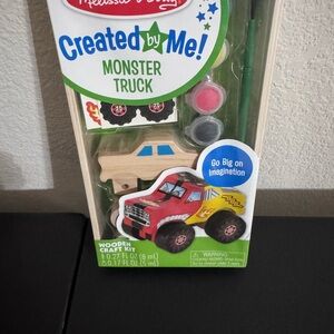 Melissa & Doug Monster Truck Craft Kit - Red, Yellow, Black New